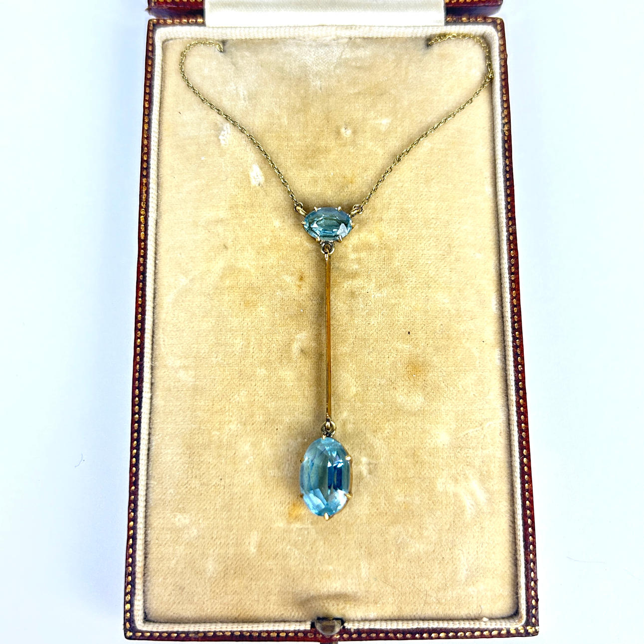 15CT AQUAMARINE NECKLACE