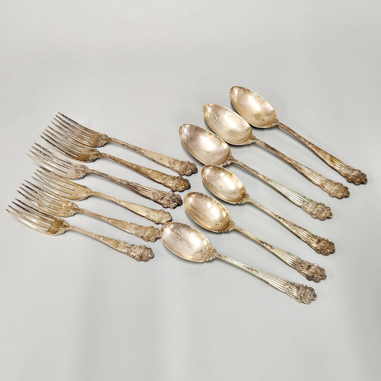 SILVER SPOONS AND FORKS
