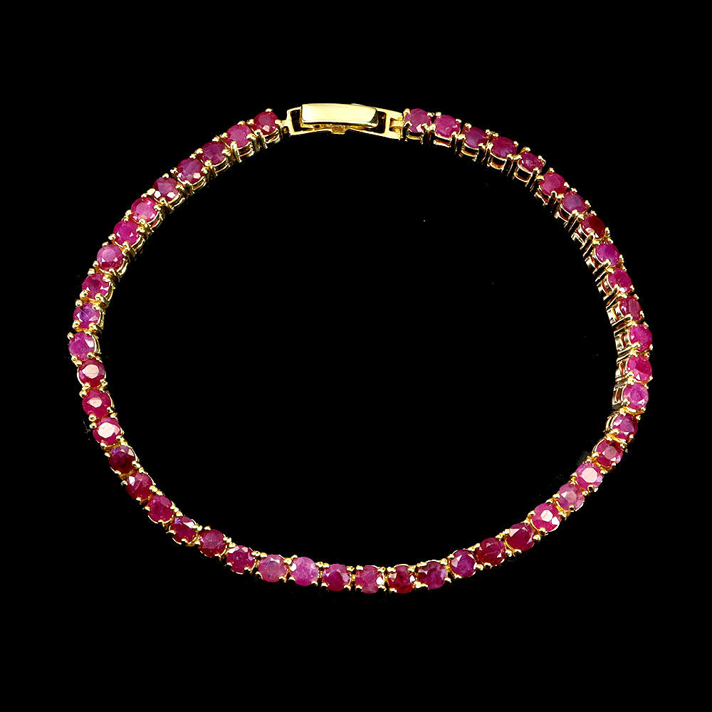 RUBY SILVER BRACELET