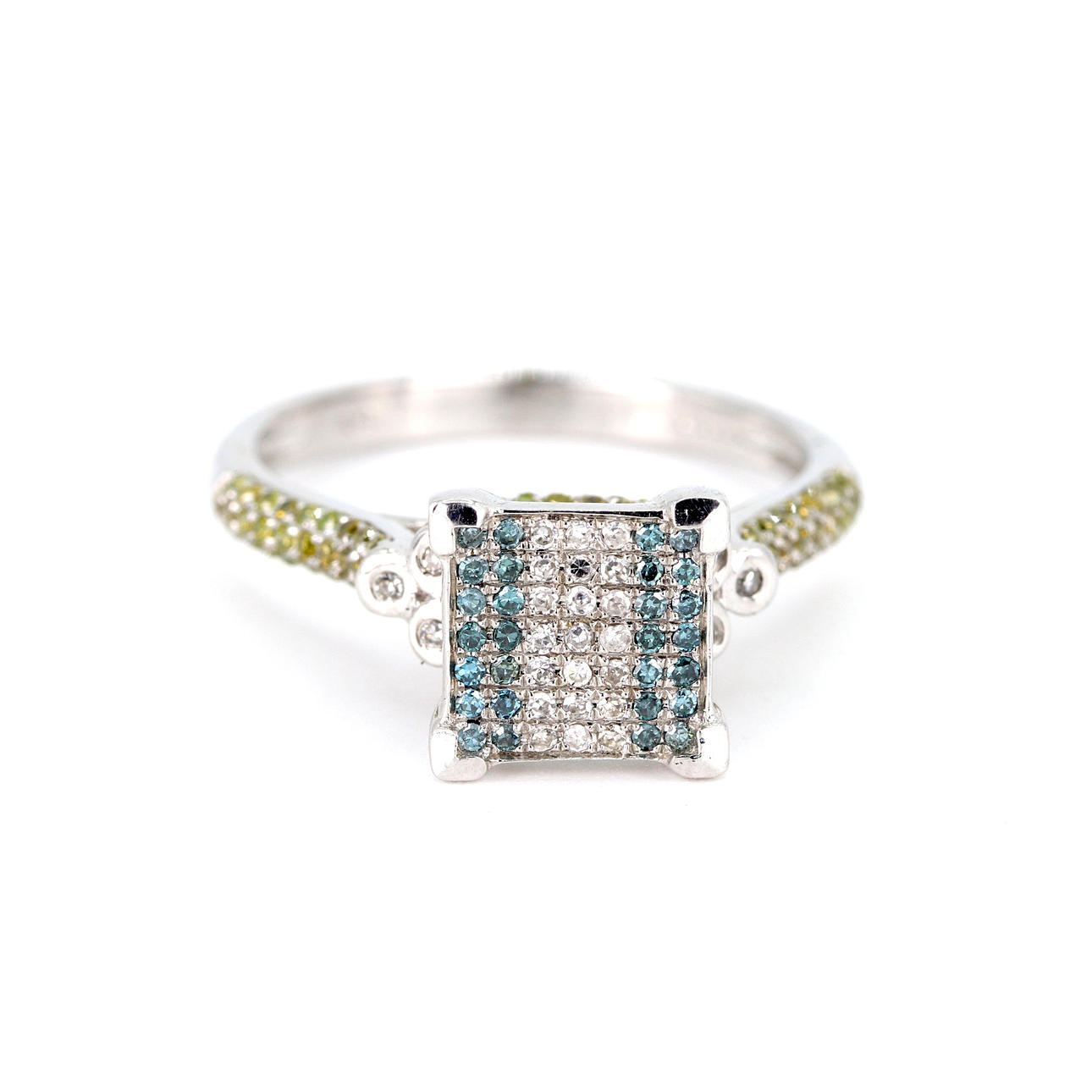10K GOLD DIAMOND SET RING